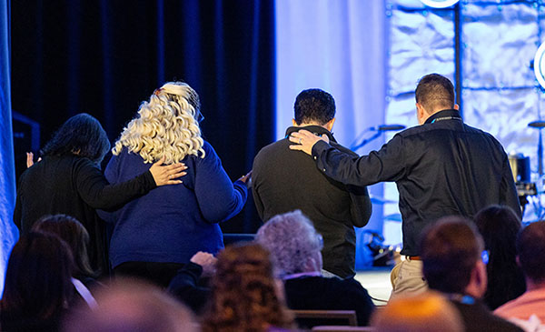 Prayer at Law Enforcement Retreat