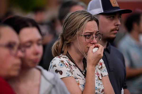 Young Woman Grieving