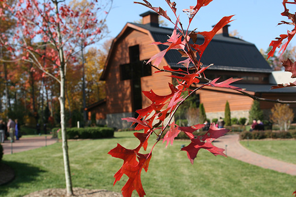 Billy Graham Library with Fall Foliage