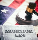 Abortion Law with American Flag