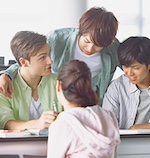 Students Gathered for Study