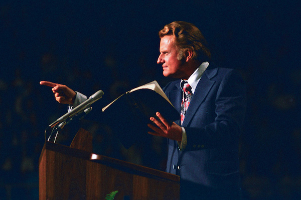 Billy Graham Preaching