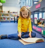 Little Girl Reading