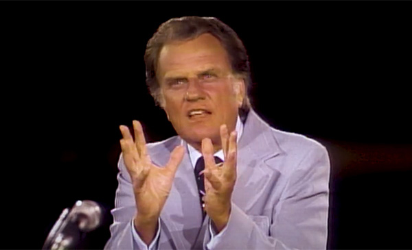 Billy Graham Preaching