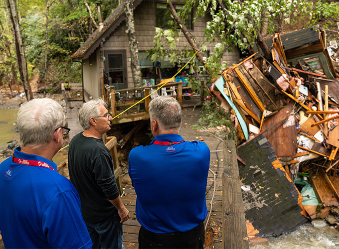 Chaplains Ministering Amidst Storm Damage