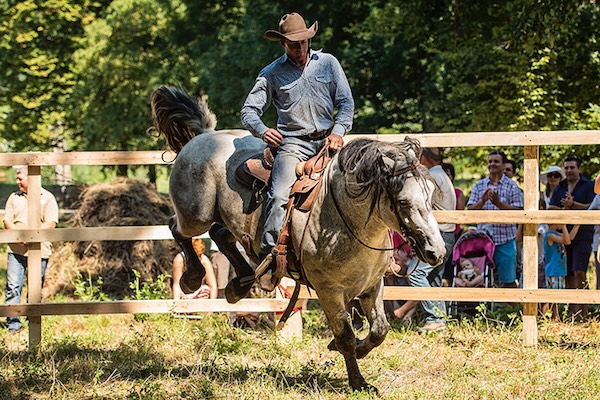 Todd Pierce Riding Horseback