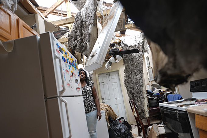 Home Damaged by Hurricane Milton