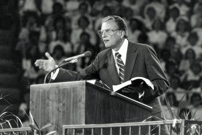 Billy Graham Preaching