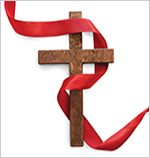 Cross and Ribbon