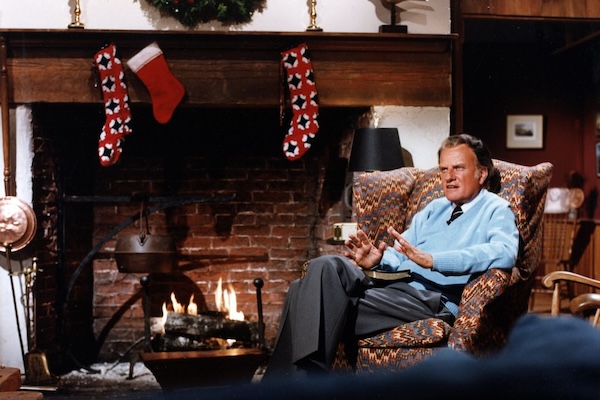 Billy Graham Fireside in His Home