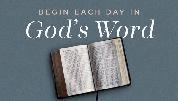 Begin each day ...