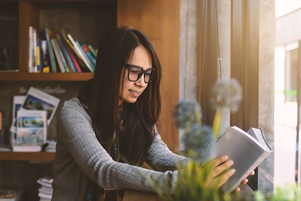 Woman Reading a Book