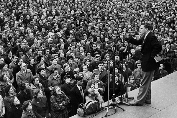 Billy Graham Preaching