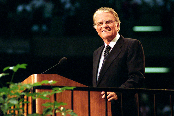 Billy Graham Preaching