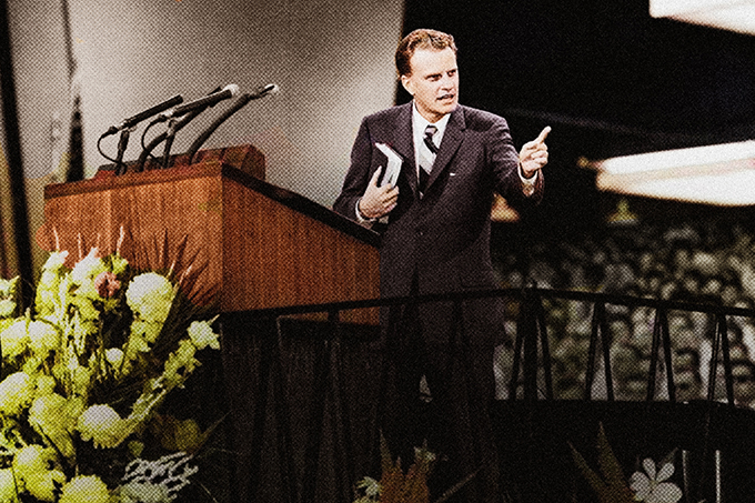 Billy Graham Preaching