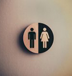 Male and Female Bathroom Symbols