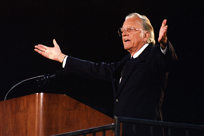 Billy Graham Preaching