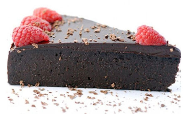 Dark Chocolate Truffle Cake