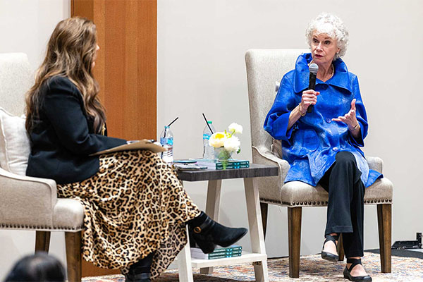 Ruth Graham at the Billy Graham Library Billy Kim Hall