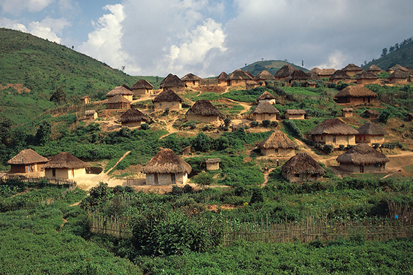 Congolese Hillside Village