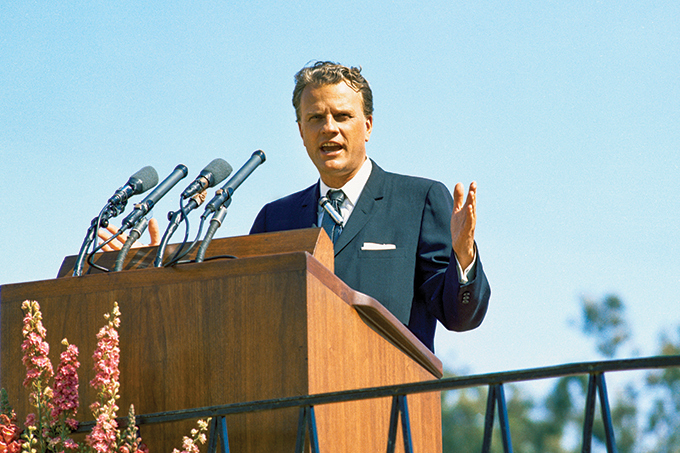 Billy Graham Preaching