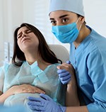 pregnant woman with husband