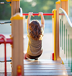 Little Girl Swinging