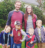 Brian and Kaitlyn Wuoti with Children