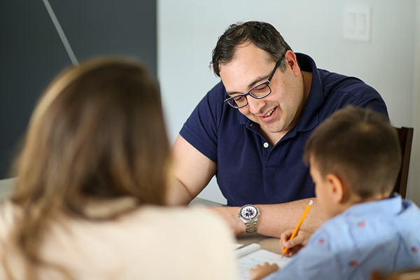 Teachers with Young Student