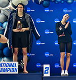 Athletes on Awards Podium