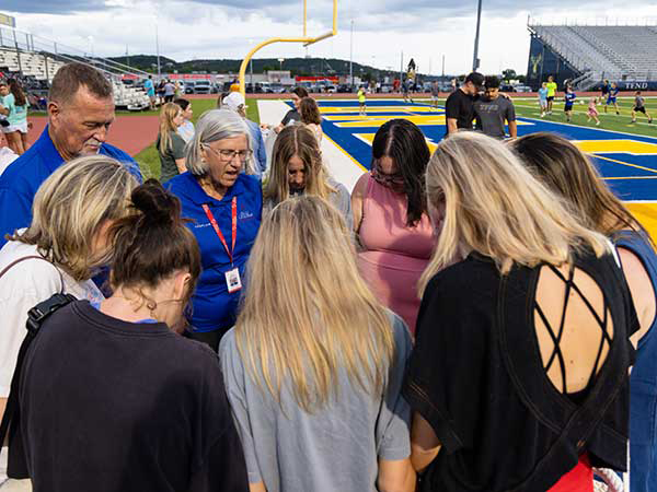 Chaplains Praying with Others