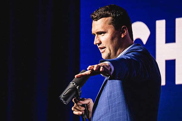 Charlie Kirk talking Charlie Kirk talking