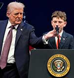 President Donald Trump with Young Boy