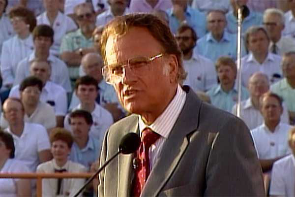 Billy Graham Preaching