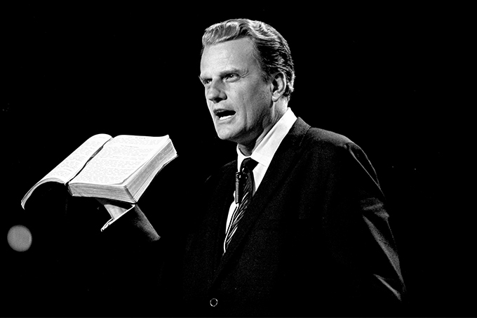 Billy Graham Preaching Billy Graham Preaching