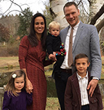 Heath and Lydia Marvin with Children