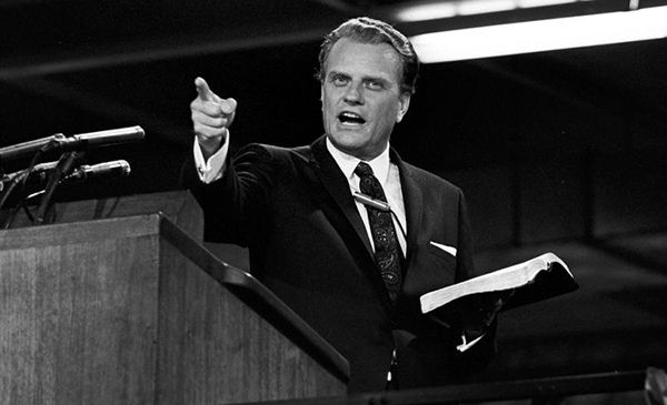 Billy Graham Preaching