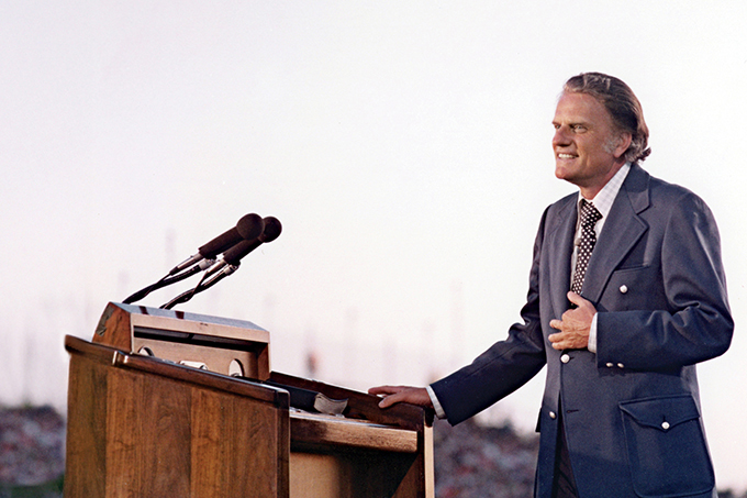 Billy Graham Preaching