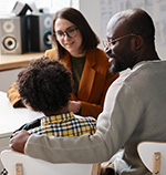 Family with Counselor