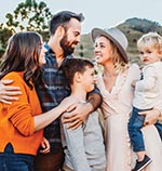 Erin Lee with Family